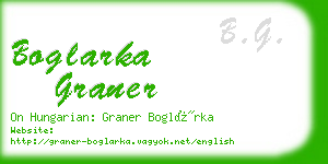 boglarka graner business card